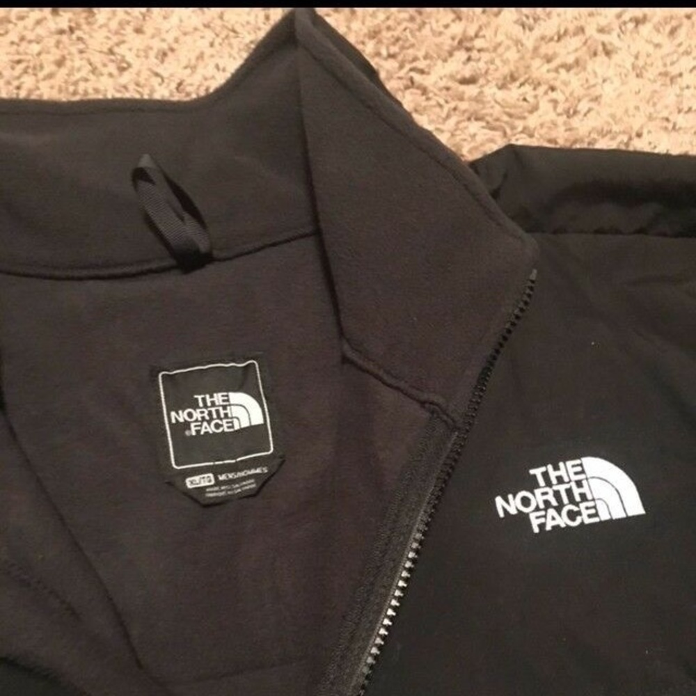 Men’s XL Northface fleece jacket, black, brand new